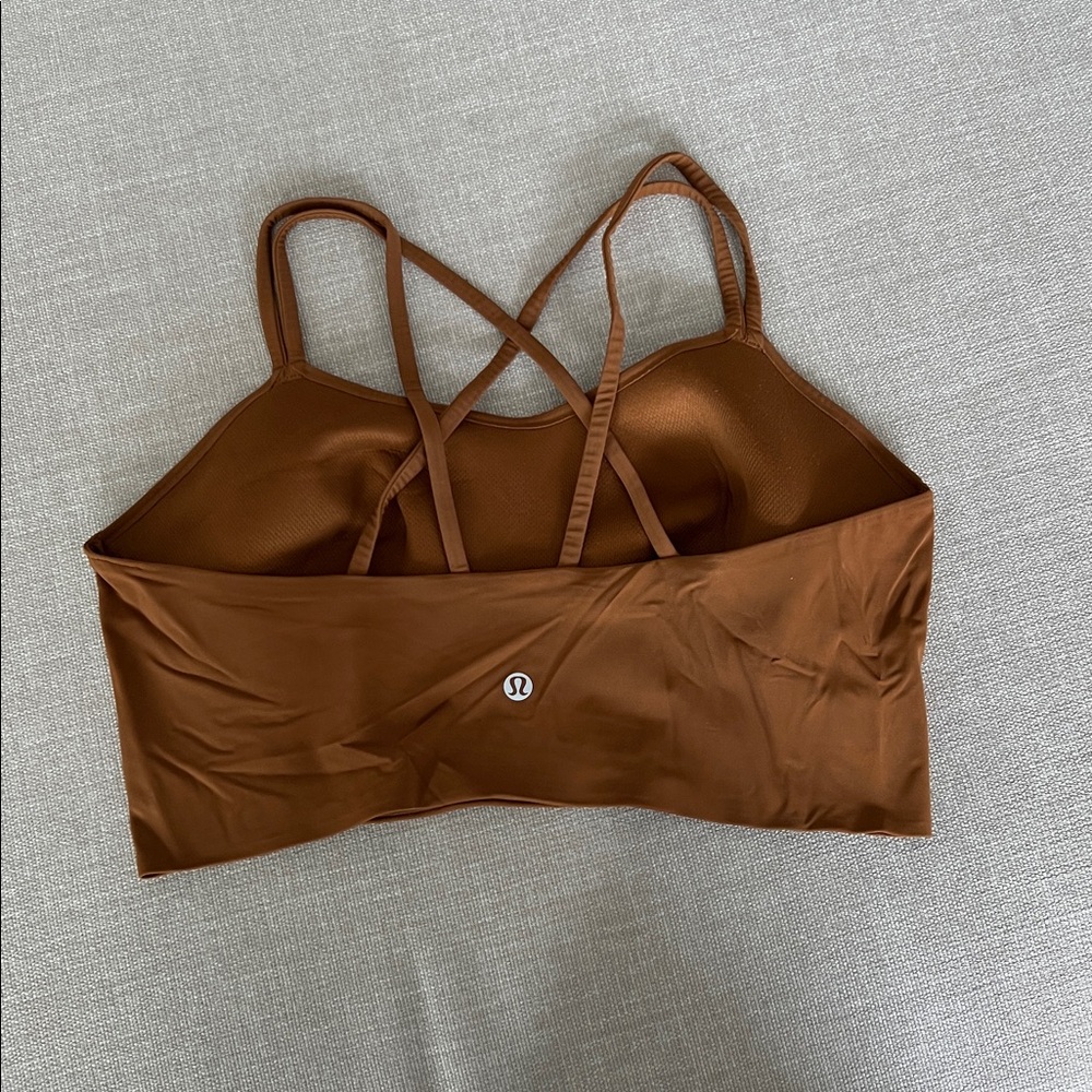 Lululemon Brown Strappy sports bra Top - Women Intimates cloud bra.